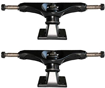 Luzhengyang Hochleistungs-Skateboard-Achsen, 12,7 cm, schwarz, Aluminiumlegierung, Gewicht und Ersatz-Achsen für Skate-Enthusiasten, passend für Standard-Longboards
