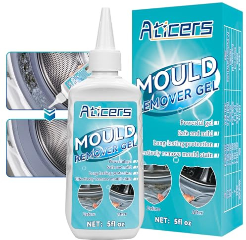 Mould Remover, Household Mould Remover Gel, Powerful Mould Cleaner, Large Capacity Black Mould Remover for Kitchen, Bathroom, Tile, Stains, Sink (100g)