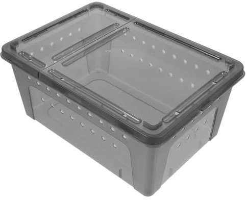 COSMEVIVI Reptilienbox Praktischer Futterbehälter Aus Spinnenbox Für Kleine Reptilien Kompakt Und Leicht Für Transport