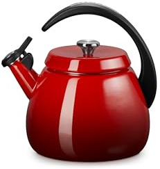 Le Creuset Glockenkessel aus Emaille auf Stahl, 2,2 l, Kirschrot