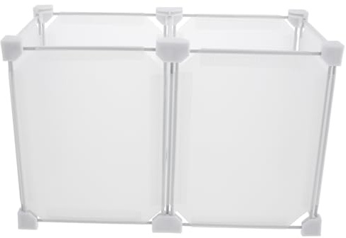Séparateur de Congélateur en Plastique Blanc, Rangement la Cuisine | Organisation par Compartiments, Installation Simple, Compatible Réfrigérateurs, Usage la Cuisine, Accessoire Pratique