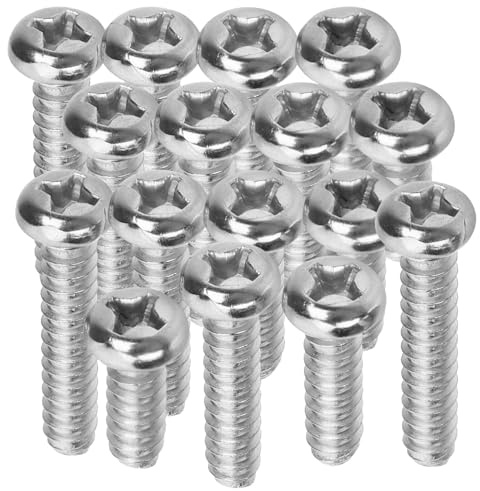 COLLBATH Tornillos Autotaladrantes de Acero Inoxidable para Placas de Pared Tornillos de Cabeza Redonda y Ranura Cruzada Resistentes y Fáciles de Instalar para Madera y Paneles Decorativos