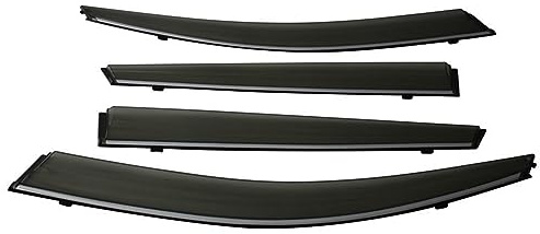 SQWDWEGF Car Windabweiser Seitenfensterabweiser Für VW Für Touran L 2016–2021 Fenstervisiere Windabweiser Sonnenschutz Regenabweiser Abdeckung Abweiser Windabweiser