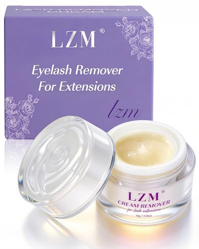 LZM Eyelash Extension Remover 10G Gentle Formula Lash Remover | Rapidly and Thoroughly Dissolves Eyelash Extensions Glue for Salon Use
