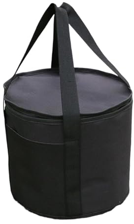 Okiyakusama Borsa Porta Fornello da Campeggio Portaoggetti Griglia BBQ Valigetta Utensili Cucina Oxford Manico Comodo Adatta per Barbecue Escursioni Pesca Picnic, 35x22 Cm