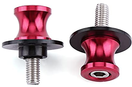 Motorcycle CNC Rear Stand Swing Arm Spool Sliders 2PCS Easy Install (8mm