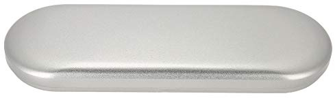 Caja de Pinzas para Pestaña, 2 colores Caja de almacenamiento profesional para extensiones de pestañas herramientas de belleza pestañas Organizador Estuche(Plata) | Material de hojalata, duradera, diseño de ranura, mantiene las pinzas organizadas, fácil de transportar, almacena 4 pinzas,