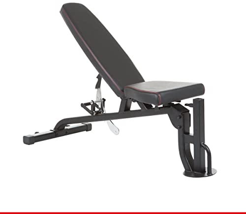 HAMMER Inspire FT1 Schrägbank - Hantelbank klappbar, Fitnessbank für zuhause, 5-Fach verstellbares Rückenpolster Belastbarkeit bis 270 kg