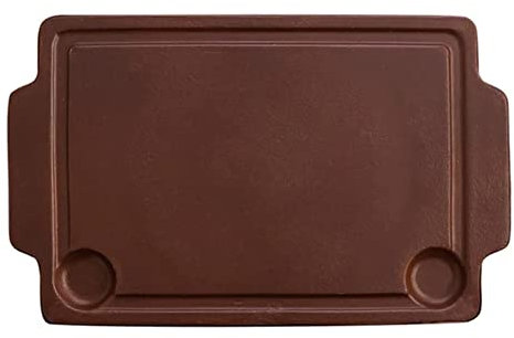 ANAFLOR Grillstein, 36,5 x 24, Vitro, Braun, Standard