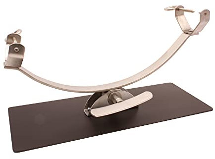 FERRETERIA LEPANTO Soporte jamonero New Generation basculante con herraje Inoxidable y base de acero color negro