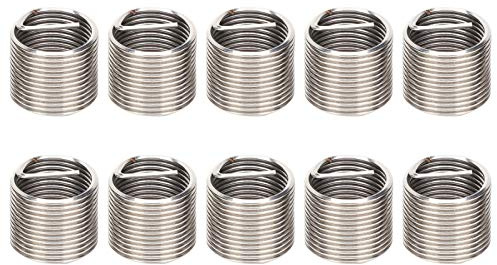 Fafeicy Inserti Filettati M16x1,5 in Acciaio Inox 304, 10 Pezzi | Rinforzo collegamenti filettati ingegneristici, Alta resistenza usura/vibrazioni, Facile installazione rapida