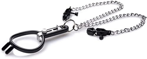 Bondage Masters Bâillon buccal avec broches nasales et pinces à tétons