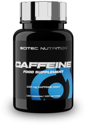 Scitec Nutrition Caffeine, Caffeine anhydrous containing Food Supplement Capsules, 100 Capsules