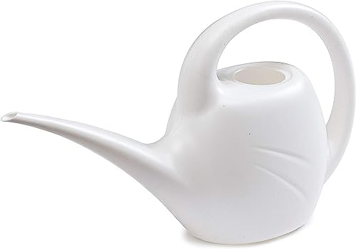Fine Garden Indoor Outdoor Garden Watering Can Perfect Head - Hydrate Water Can - Sprinkler - Wraparound Handle And Size (White, 1.5L)