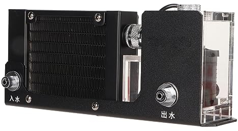 Vikye Wasserkühlpumpe, 3D-Druckerkühlung, 200 Ml Fassungsvermögen, Schnelle Durchflussrate, Geringer Stromverbrauch, G1/4-Gewinde, 3D-Druck-Wasserkühlsystem