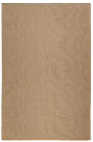 Nachhaltiger Jute Teppich von WECONhome für zeitgemäßes Wohndesign perfekt für Wohnzimmer, Schlafzimmer oder Arbeitszimmer – Hugo One (110 x 170 cm, Natur braun)