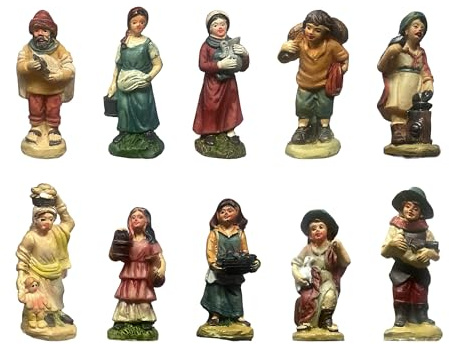 ICE TOYS Weihnachtskrippen-Set, 5 cm, handbemalt (SET 1, 5 cm)