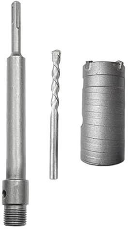 ZONADAH Scie-cloche 30 mm avec poignée ronde et adaptateur de 200 mm en carbure de tungstène pour brique, pierre, béton, ciment