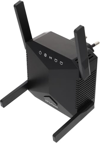 LALAFINA Repetidor Compatible Extensor Antenas WiFi Señal de Mbps 4 300 Inalámbrica 2.4 GHz y Estándar 802.11N y Función de Almacenamiento para Hogar Oficina
