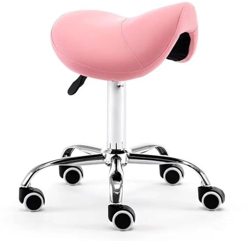 Taburete con ruedas, moderno asiento giratorio para salón y spa, cómoda silla de equilibrio de belleza para una postura saludable y relajación