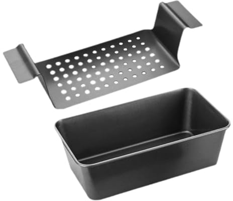 TOYANDONA Nonstick Carbon Steel Loaf Pan for Baking Toast and Bread Fast Heat Conduction Kitchen Mold Professional Household Bread Tin for Home and Bakery Use Black Finish