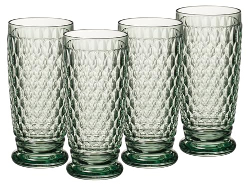 Villeroy & Boch Boston 4er Set Longdrinkglas grün 400 ml