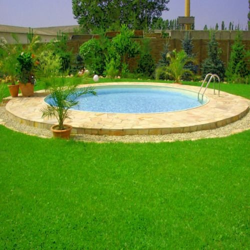 Schwimmbecken Rundpool Fun-Zon 4,50 x 1,50m Stahlwandpool, Rundbecken