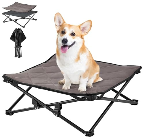 KingCamp Elevated Dog Bed Cooling Pet Bed Mat Portable Cat Pad Raised Pet Cot