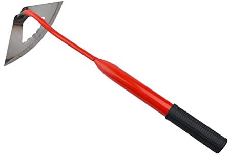 KKPLZZ Hardened Hollow Hoe, Handheld Weeding Rake Planting Vegetables Fast Weeding Garden Hoes Garden Weeding Tools for Soil Loosening Weeding,Durable effectable Hand Tools