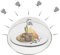 CHRI Campana de comida (acero inoxidable) Cubiertas para alimentos Cubiertas y moscas, Cubierta para comida, queso, pasteles