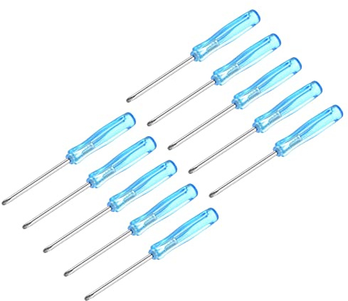 sourcing map Mini Phillips Screwdriver, 2.0mm Cross Head 65mm Length for Small Appliances Repair, 10 Pcs