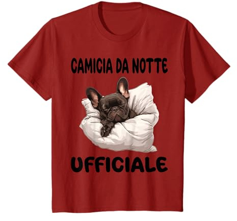 Camicia da notte ufficiale Bulldog francese Maglietta