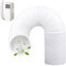 Tubo Aire Acondicionado Portatil, 15cm/13cm Diámetro Manguera Aire Acondicionado Portatil y Secadora, Extensor Tubo Flexible Aire Acondicionado Universal Longitud 2M (Φ15 cm/L 2M)
