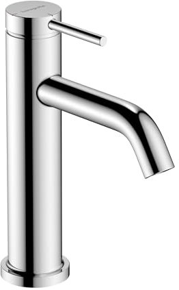 hansgrohe Tecturis S Bathroom Faucet, 1 Hole, , Bathroom Sink Faucet for Vanity with Pop-Up Drain Assembly, 1.2 GPM, Chrome, 73314001