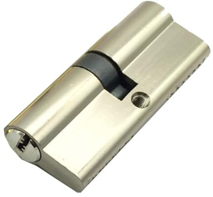 Kellegour Profile Knob Cylinder, Cylinder Lock 35/35, Cylinder Lock, Lock Cylinder Cylinder Door Cylinder, Lock Cylinder with Knob with 3 Brass Keys for Wooden Doors, Bathroom Door