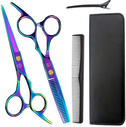 JAVENYIMAN Professional Hairdressing Scissors, 6.5 Inch, Stainless Steel