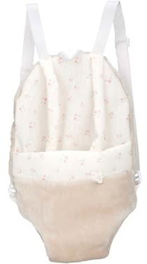 Arias-Portabebé Beige con Estampado de Flores para muñecos de 40-45 cm. Juguete Niños Todas Las Edades (ARI6333)