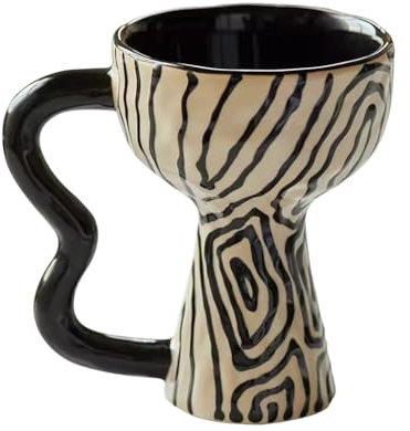 Kaffeetassen Keramik-Kaffeetasse, handgefertigter Vintage-Milchbecher mit 200 ml Fassungsvermögen, geeignet for amerikanischen Kaffee, Milch und Latte Macchiato sowie for den Heim- und Bürogebrauch(St