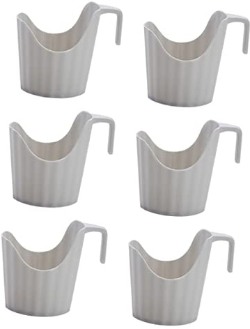 OFFSCH 6 Pezzi Bicchieri Usa e Getta Scottatura Plastica Resistente Supporto per Bicchieri Adatto Ufficio e Design e