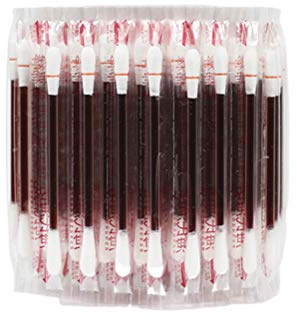 Disposable Iodine Cotton Swabs: 100Pcs Medical Iodine Cotton Stick - Individually Wrapped Iodine Swabsticks for Wound Care & Skin Disinfection, First Aid Iodine Swabs for Home, Travel, Outdoor Use