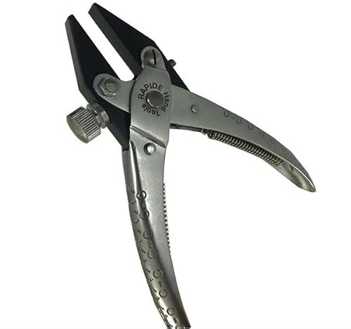 Rapide Tools Flat Nose Parallel Action Pliers 14cm – Smooth Jaws Adjustable Tool for Jewellery Making, Crafts, Watch & DIY Projects High Carbon Steel