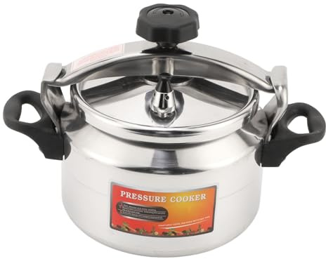 Yechiry Marmite et Cuiseur à Pression de 4 L, Cuiseur en Alliage d'aluminium Antidéflagrant, Récipient à Pression à Ouverture et Fermeture Faciles, Idéal pour les Cuisinières à Induction à Gaz,
