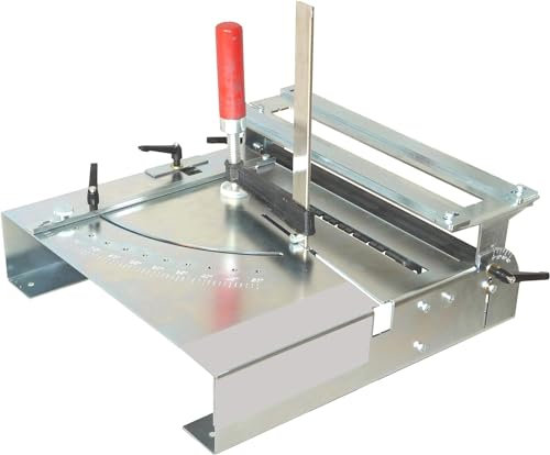 Mesa de sierra de calar, ingletadora y sierra de panel, también mesa de fresado para perfiles de aluminio, perfiles de acero + hoja de sierra de calar