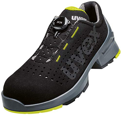 Uvex 1 BOA work shoes - safety shoes S1 SRC ESD - lime black
