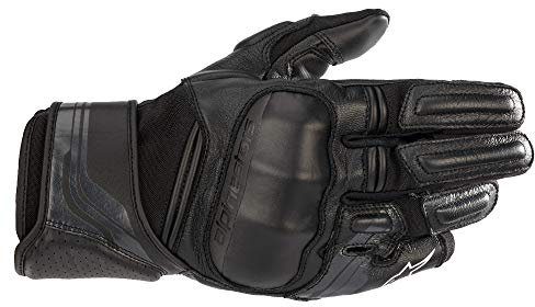 Alpinestars Motorradhandschuhe Kurz Booster V2 Sporthandschuhe Kurz Schwarz L Unisex Sport Ganzjährig Leder Schwarz L