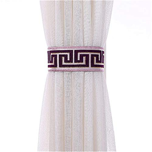 TYUTYU Vorhangverschluss Vorhanghalter Kette Schnalle Vorhang Holdback Inhaber Home Decor Vorhang Schnalle Jalousien Zubehör (Color : Pink)