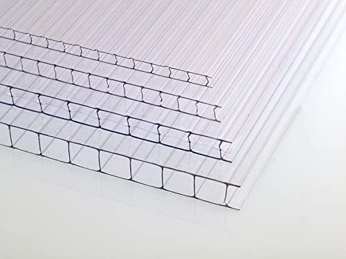 Löffert® Gewächshausplatten | 4mm - 6mm - 8mm - 10mm | UV-beständig aus 300 Standard-Größen wählen (4mm | 700 x 1400mm)