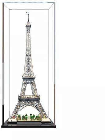 Transparente Acryl-Vitrine für Lego 10307 Pariser Eiffelturm, staubdichte Aufbewahrungsbox aus Acryl, kompatibel mit Lego 10307 (Lego-Modell Nicht im Lieferumfang enthalten) A,3mm