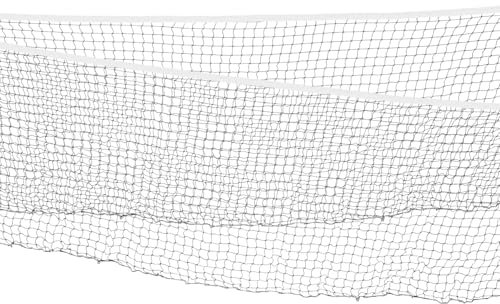 POPETPOP Red De Bádminton De 6 1 M Tamaño Estándar Postes Negros Red Deportiva para Jardín Fácil De Instalar para Bádminton Y Voleibol