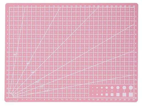 Selbstheilende Schneidematte im A4-Format, rutschfeste PVC-Schneidematte, Bastelarbeiten, Kunst, Gravur, Papierschnitzblock, perfekt für Scrapbooking, Quilten, Nähen und alle Kunsthandwerksprojekte